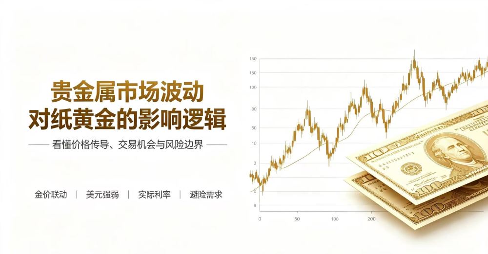 贵金属市场波动对纸黄金的完整影响逻辑（2026.08.24）